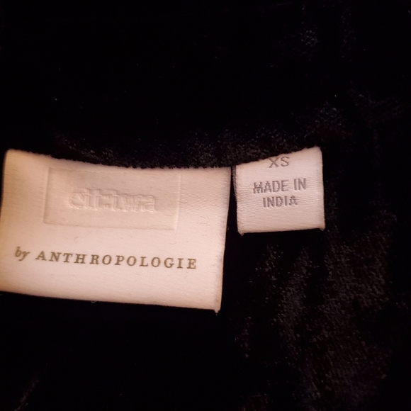 Anthropologie ett:twa Embroidered Velvet Blazer - Picture 7 of 7